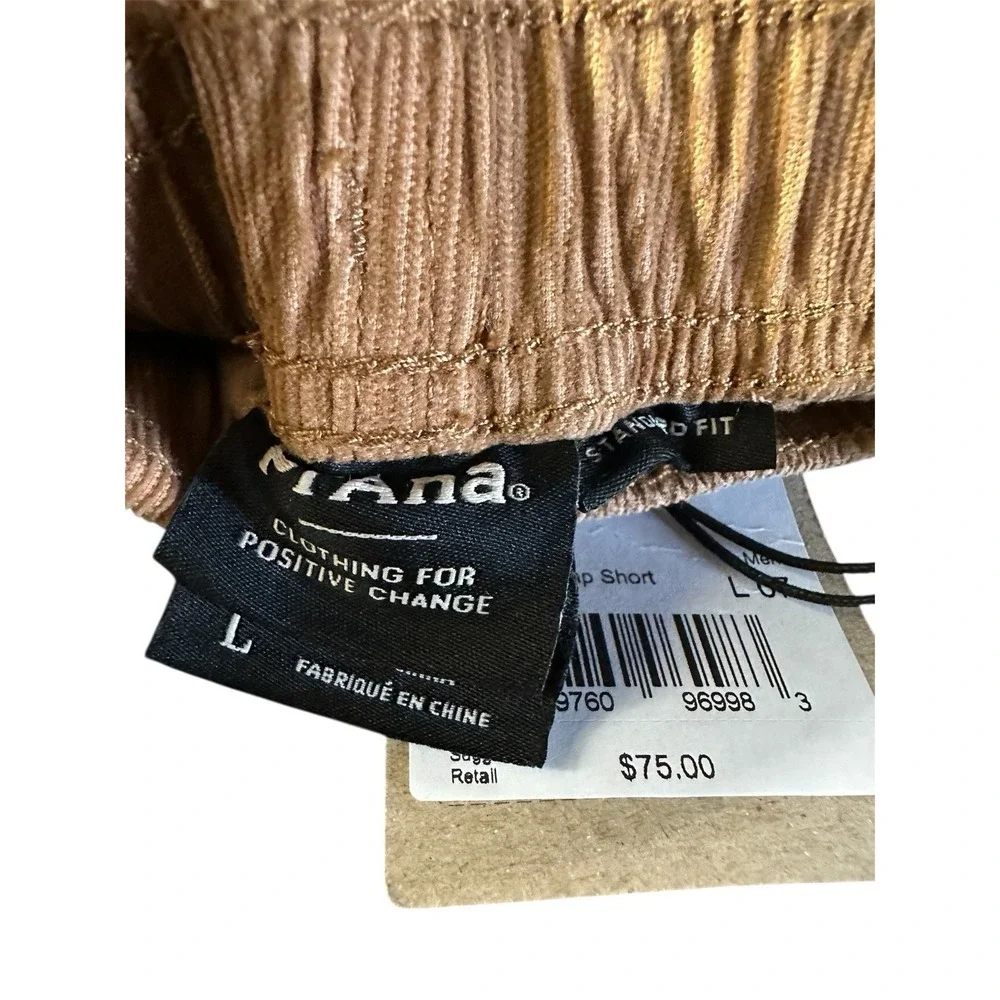 prAna Canyon Camp Shorts Men's Size Large Organic Cotton Earthbound NWT Hiking - Picture 6 of 8